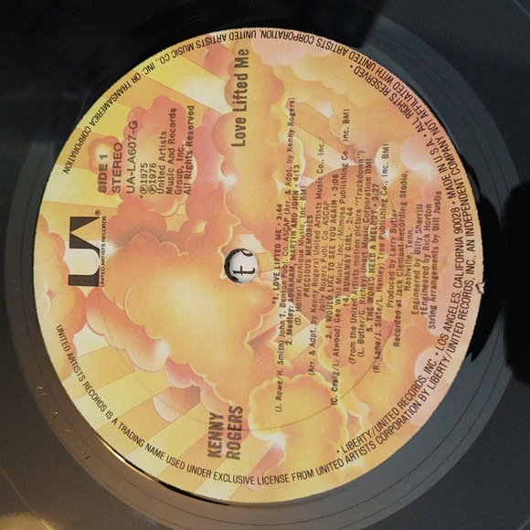 United Artists - Kenny Rogers - Love Lifted Me - Vinyl Record Album - Picture 10 of 13